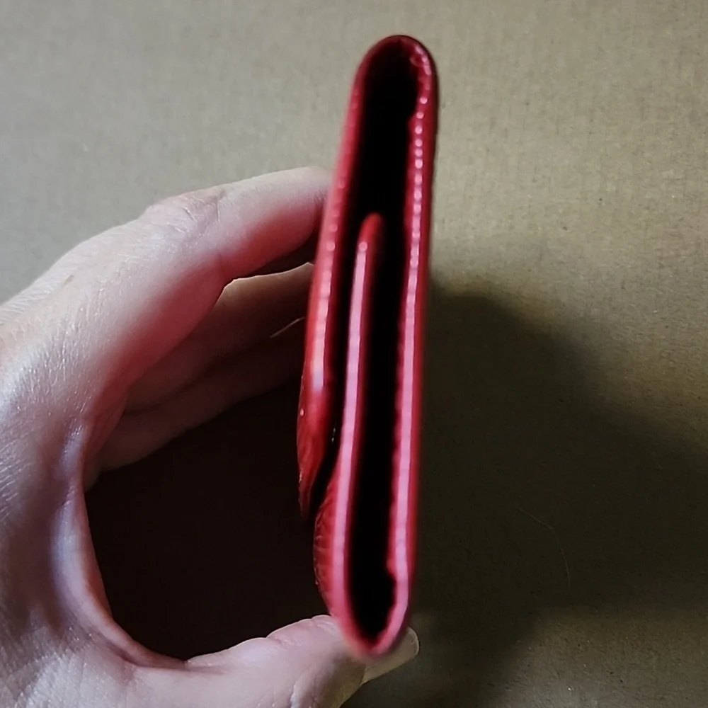 Preowned‎ Louis Vuitton Red Key Holder With COA